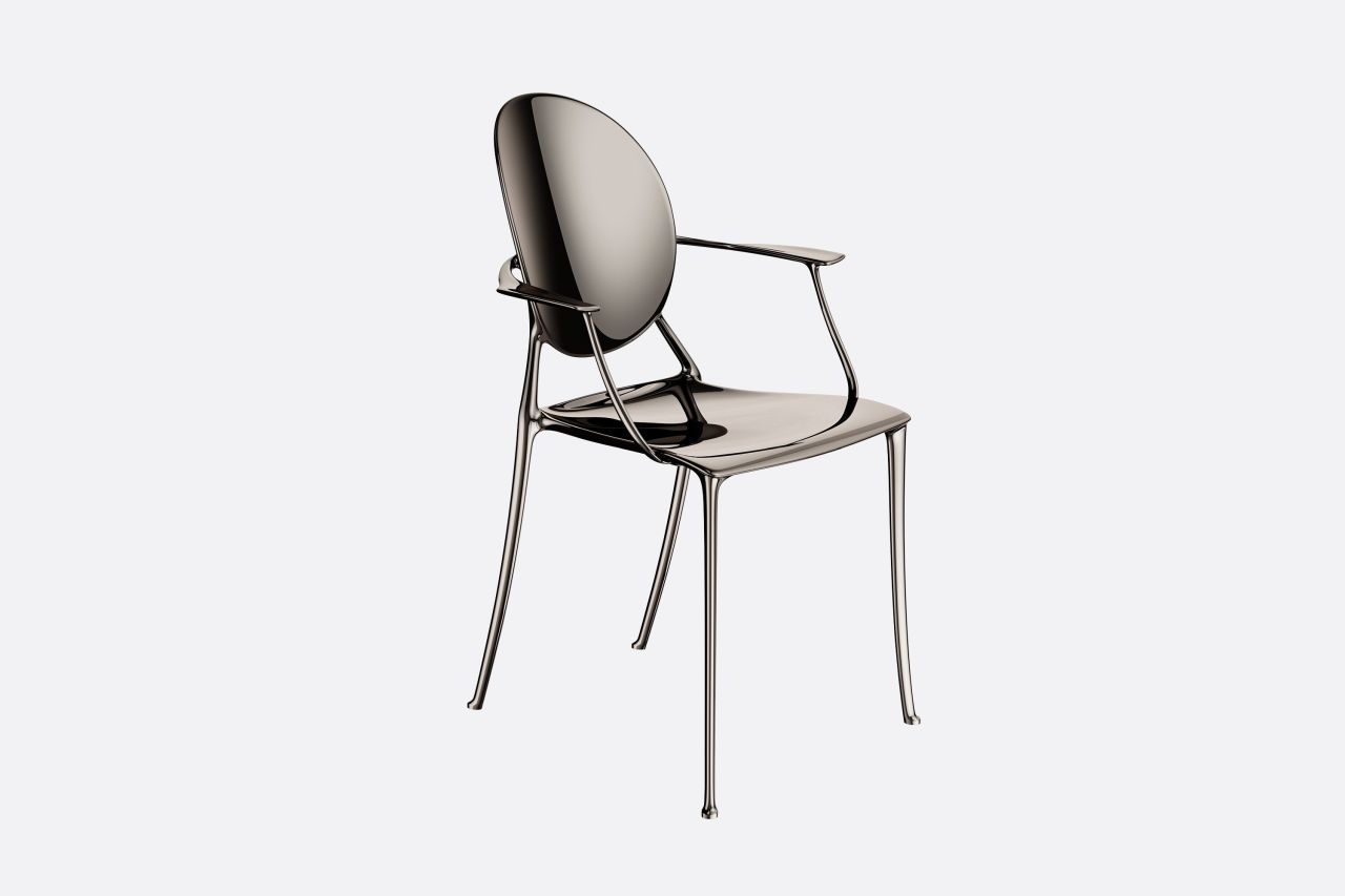 Philippe Starck Reimagines Medallion Chair by Dior in Aluminum