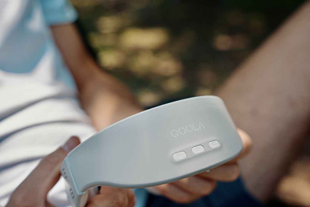 QOOLA is a Lightweight and Ergonomic Wearable Air Conditioner