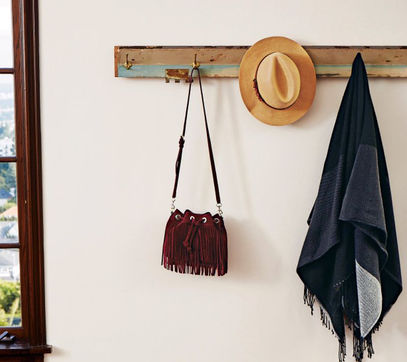 Reclaimed Wood Coat Rack