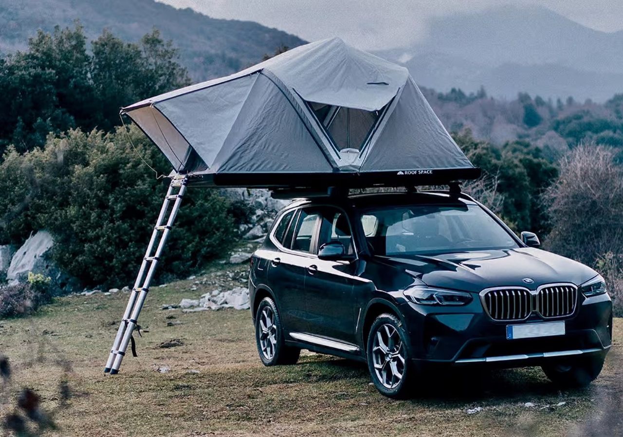 Roof Space One Car Tent can be set up in one minute