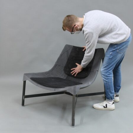 This 3d Printed Lounge Chair Combines Flexibility And Comfort