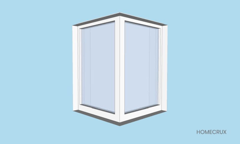 Types of windows - corner window