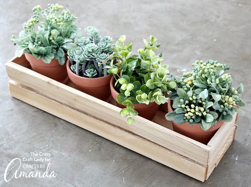 Wooden planter - DIY Scrap Wood Projects