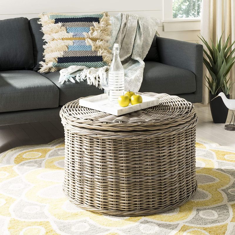 Woven Rattan Coffee Table on Amazon best 