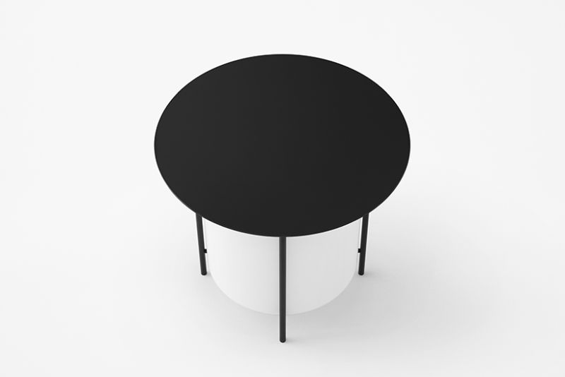 andon lantern table by Nendo