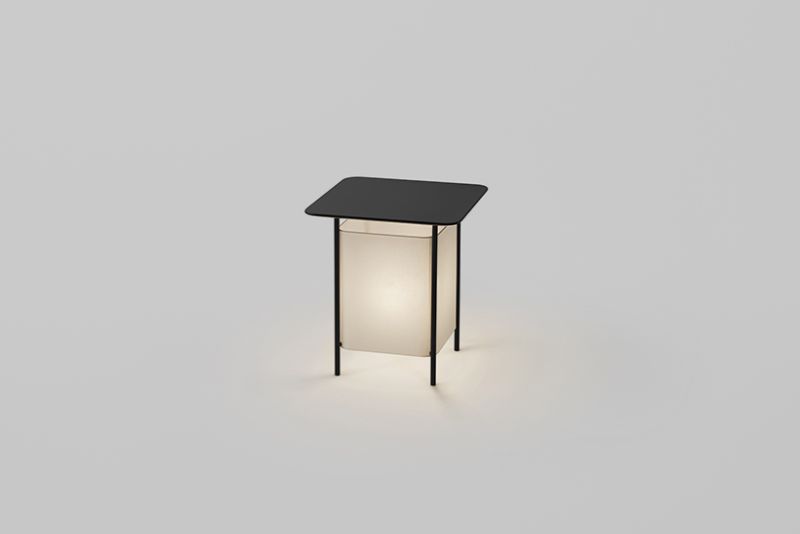 andon lantern table by Nendo