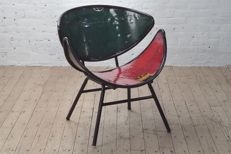 industrial style Pele occasional chair