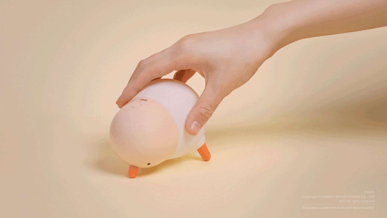 Portable Baby Chick Night Lamp by MUID 