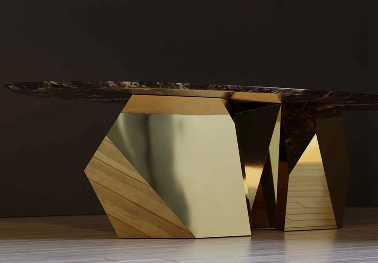 Kronos Table by Duffy London