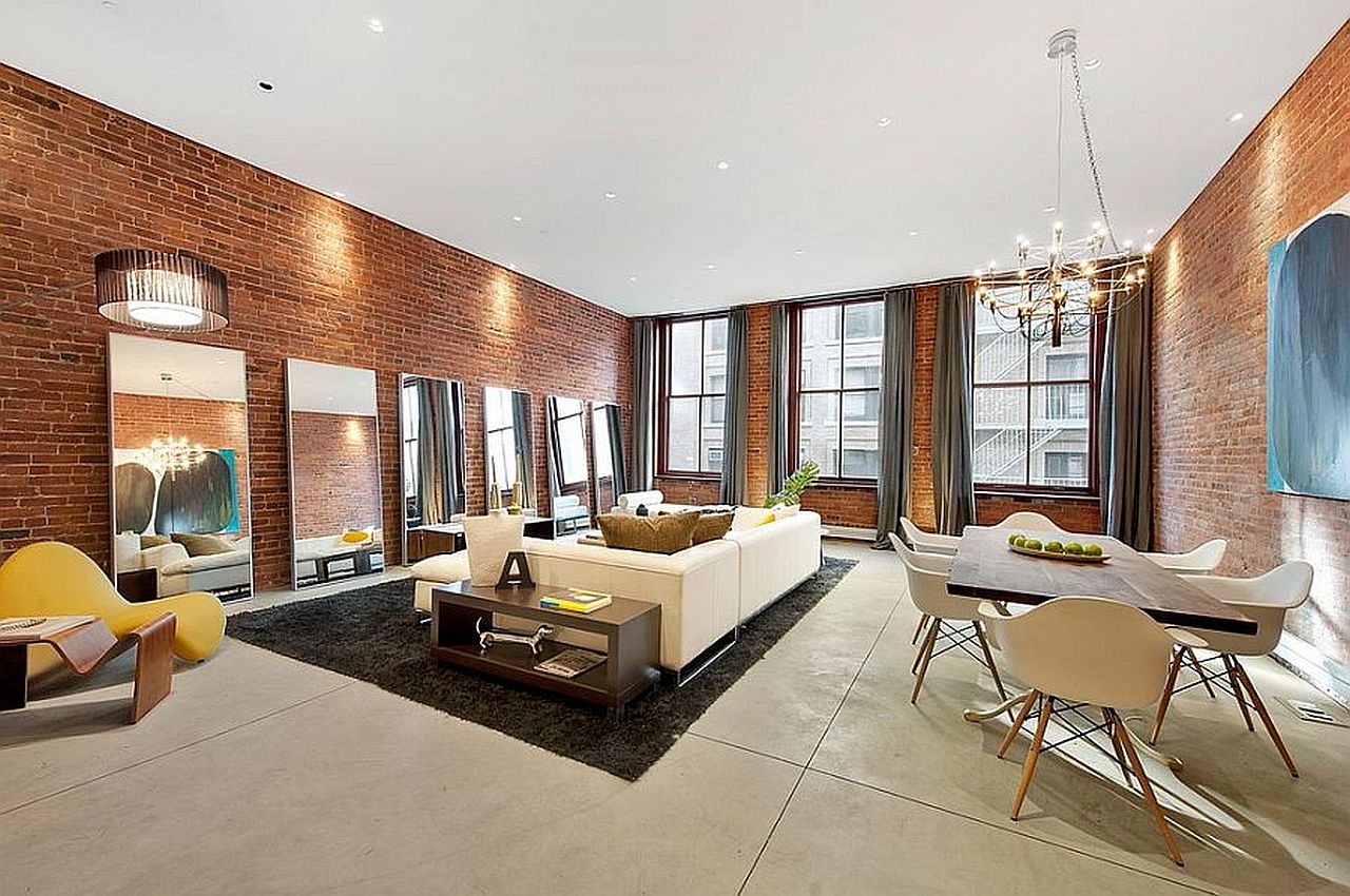 Exposed Brick Wall Living Room Ideas Modern and Timeless