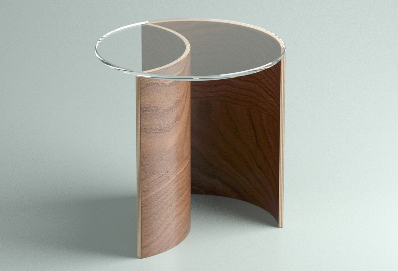 Moon Side Table by Deniz Aktay