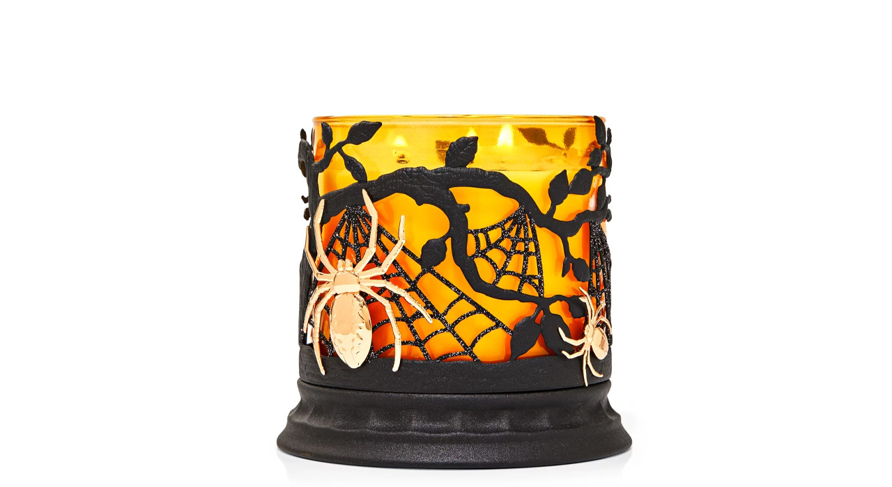 Spider Web 3-Wick Candle Sleeve