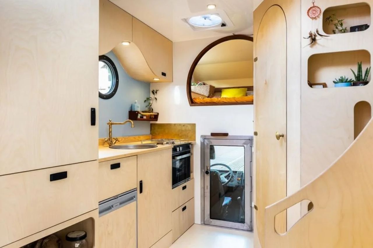 Swiss Fire Engine Converted Into Motohome 