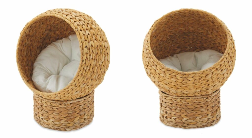Aldi's Woven Banana Leaf Cat Egg Chair is Stylish and Comforting