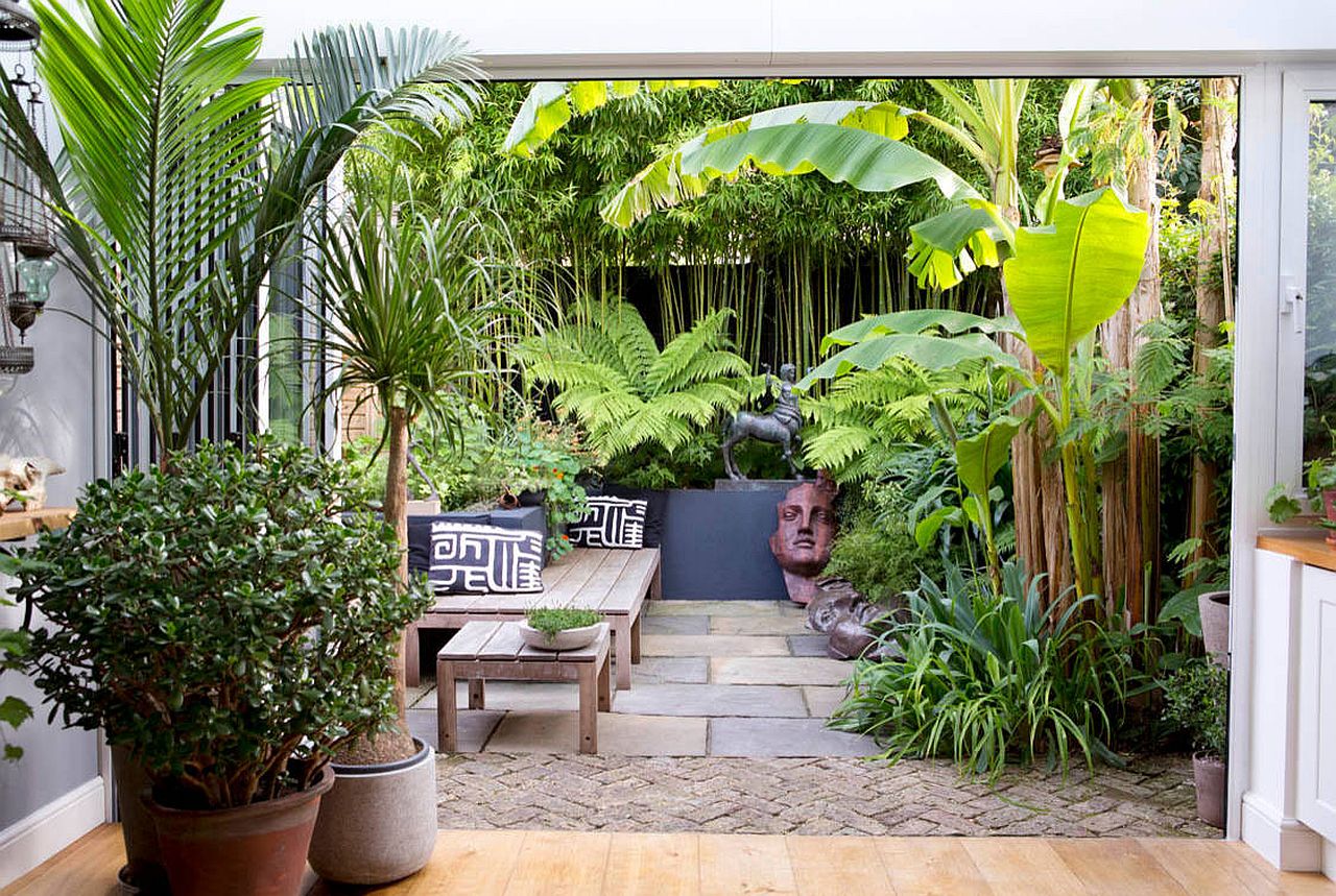 Beautiful small urban garden in the heart of London shows that greenery can flourish almost anywhere