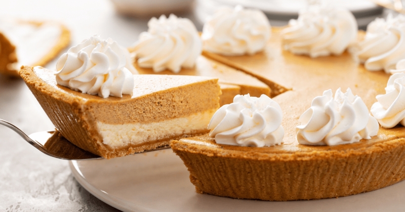 Best Pumpkin Recipes - Double Layer Pumpkin Cheesecake