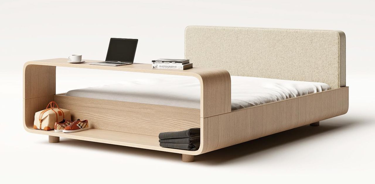 Boomerang Bed by Joao Teixeira