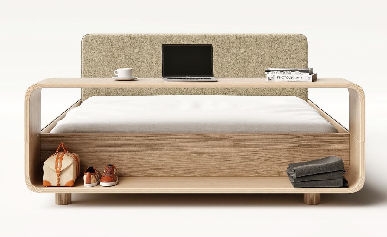 Boomerang Bed by Joao Teixeira