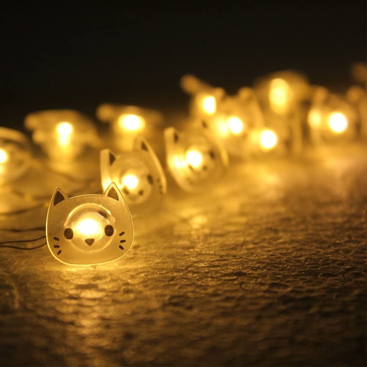 Cat String Lights for Halloween decoration 