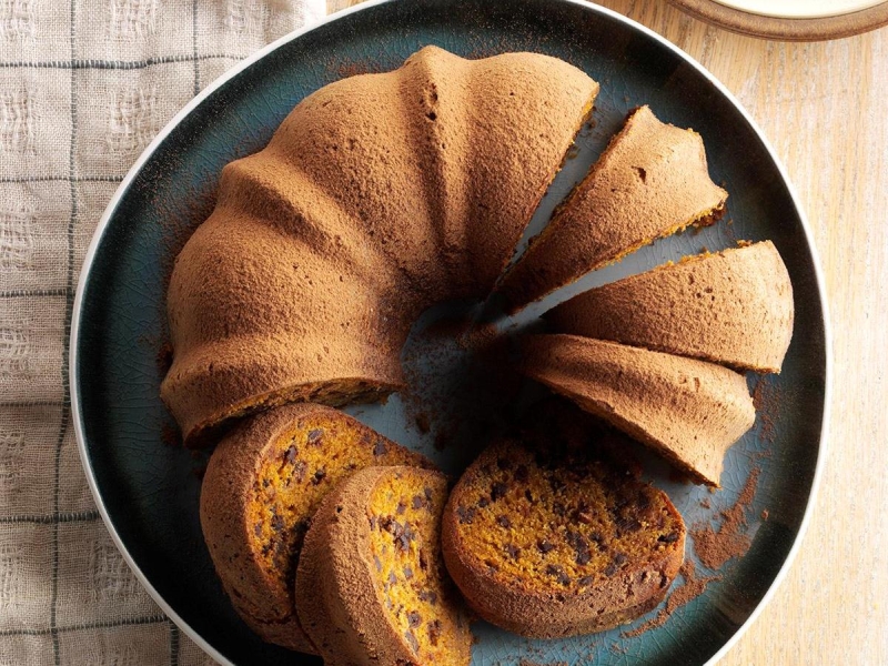 Hot Chocolate Pumpkin Cake Halloween 