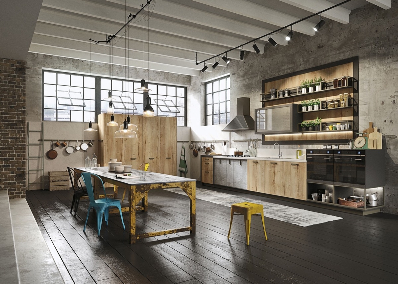 Industrial Glam Design Style Kitchen