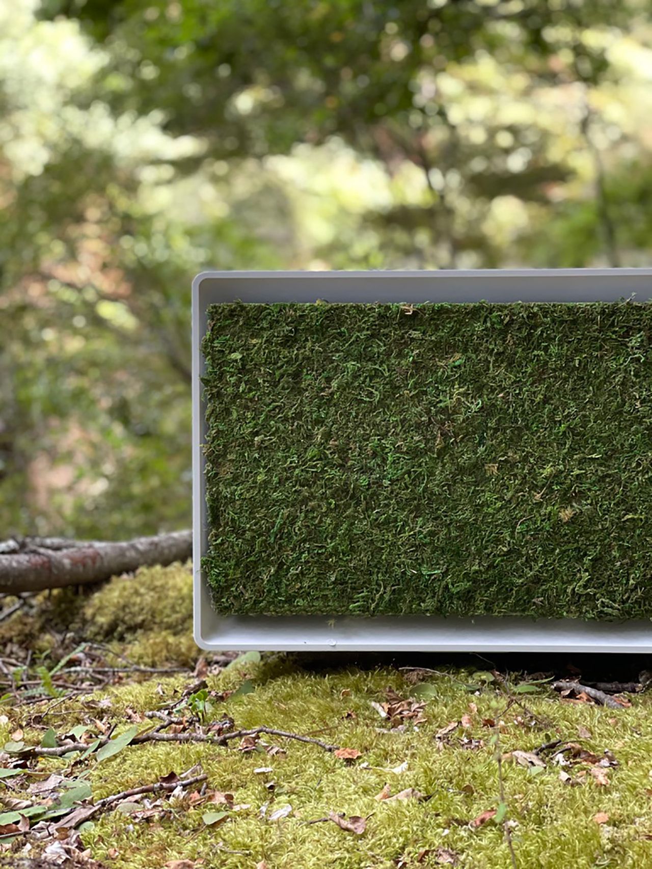 July air conditioner with moss panel