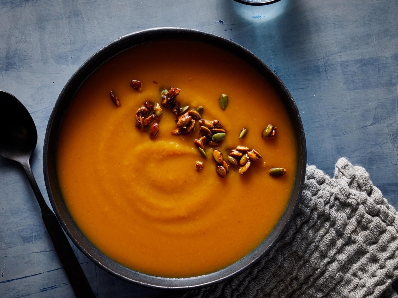 Pumpkin Apple Soup Halloween 