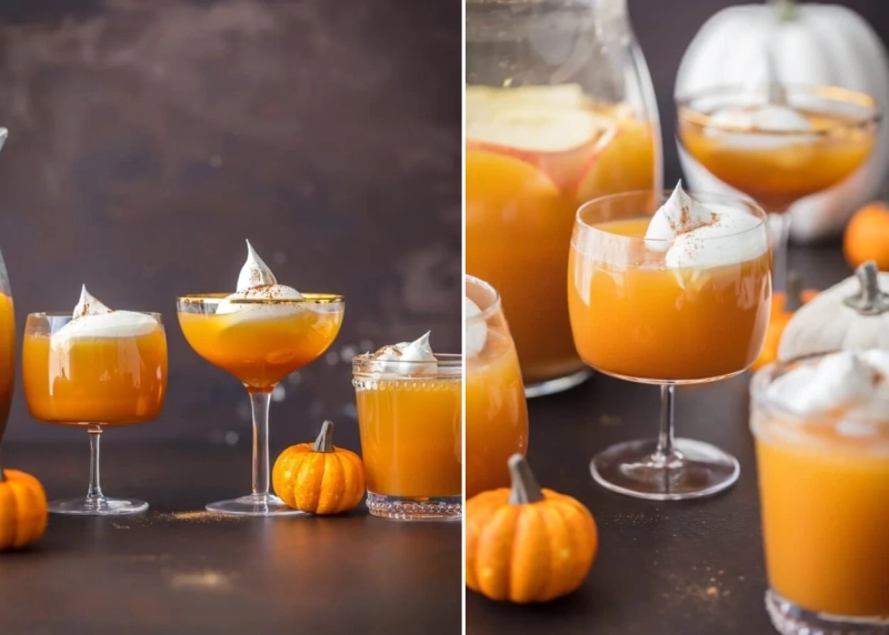 Pumpkin Pie Punch halloween Beverage 