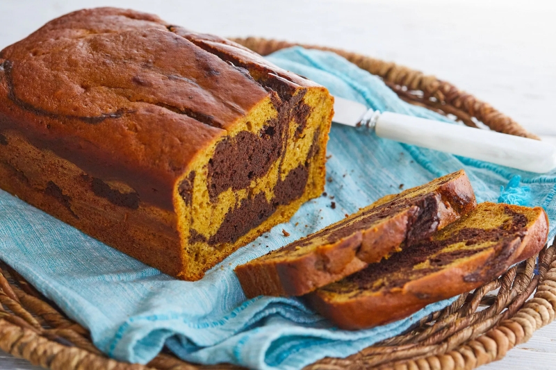 Pumpkin Swirl Bread Halloween 