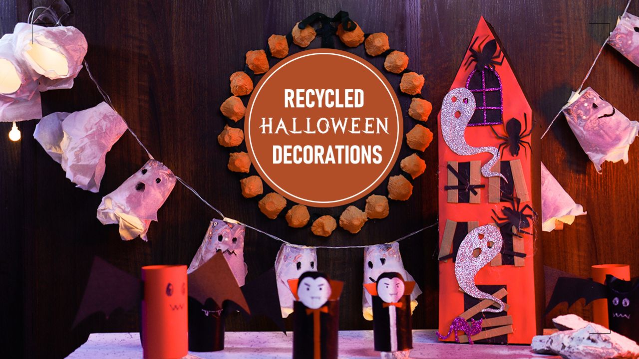 10 Best Recycled Halloween Decorations And Crafts