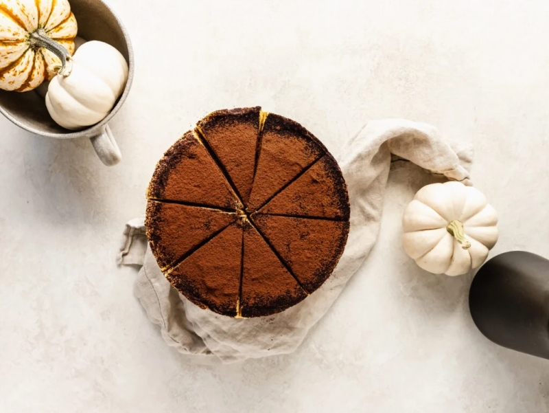 Spiced Pumpkin Bourbon Tiramisu