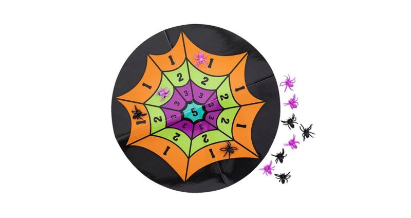 Spider Web Splat Game for halloween 