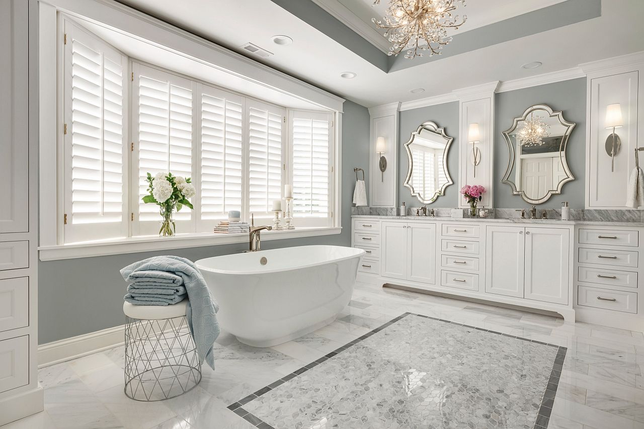 Bring luxury into the bathroom with marble beauty