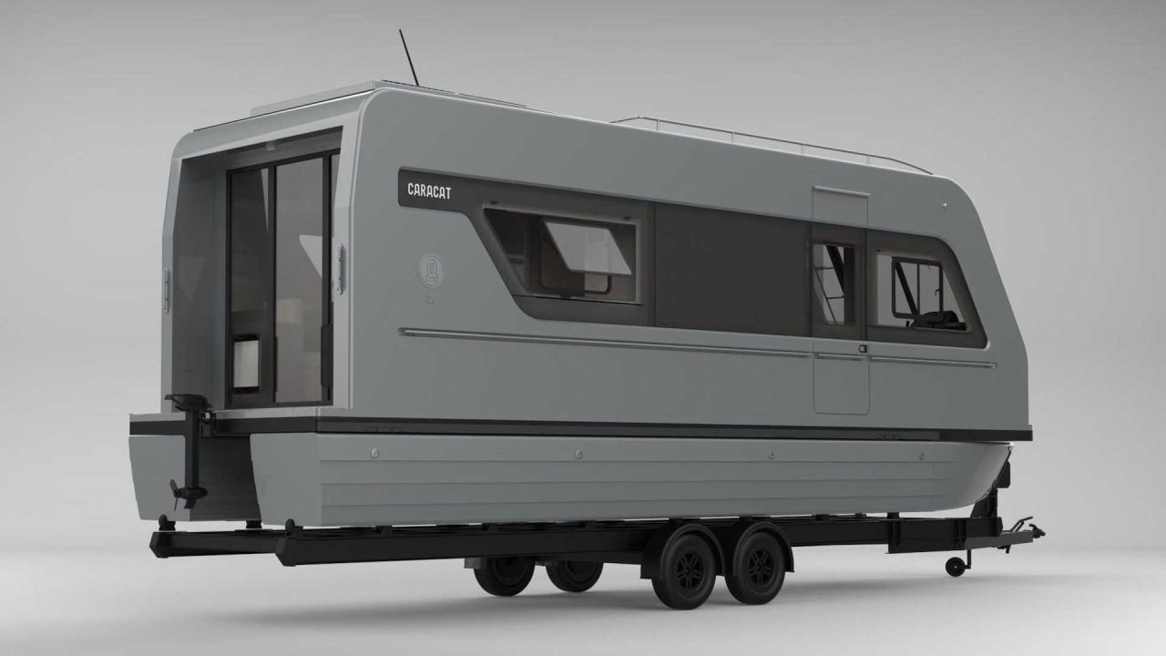 Caracat 860 is a camper for land and water 