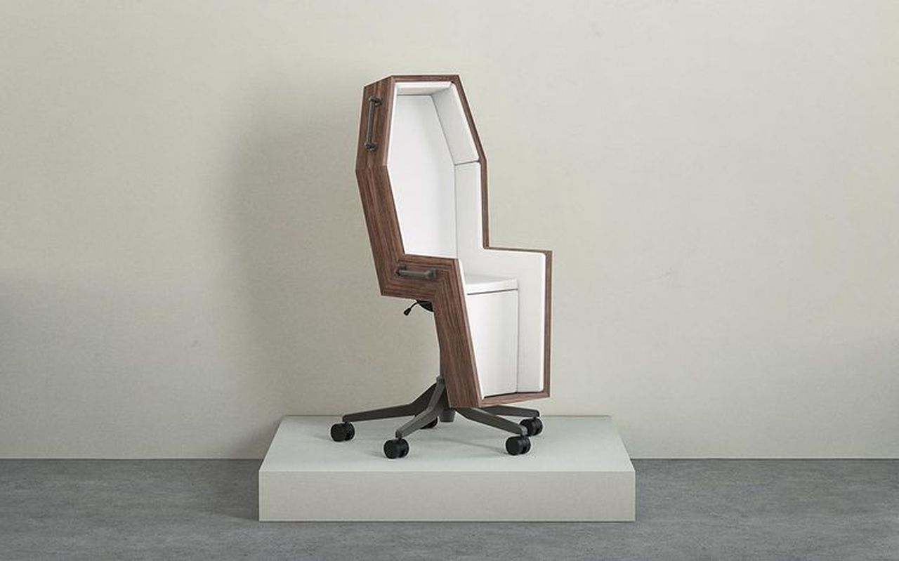 Coffin Office chair by Chairbox is an NFT