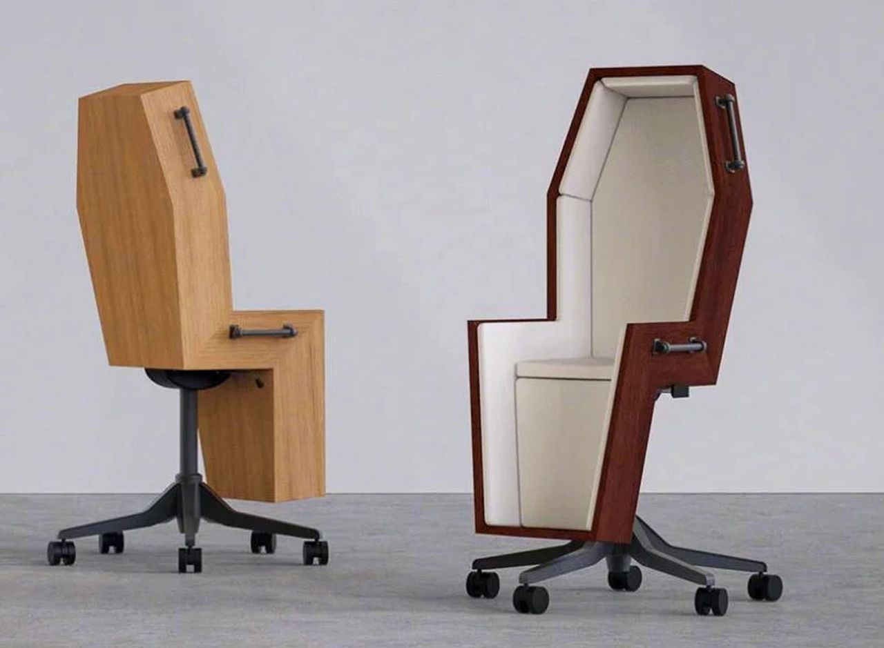 Coffin Office chair by Chairbox is an NFT