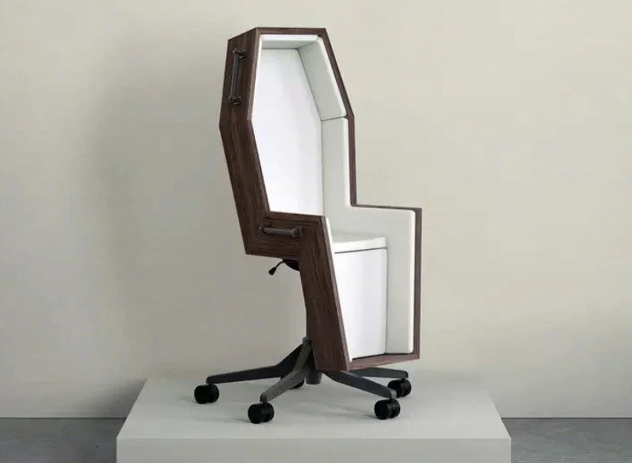 Coffin Office chair by Chairbox is an NFT