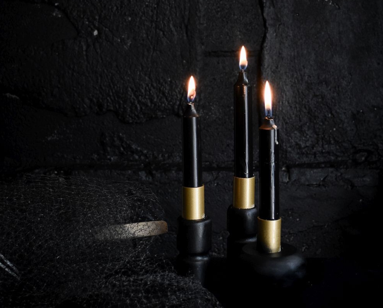 DIY Halloween Candle Holders