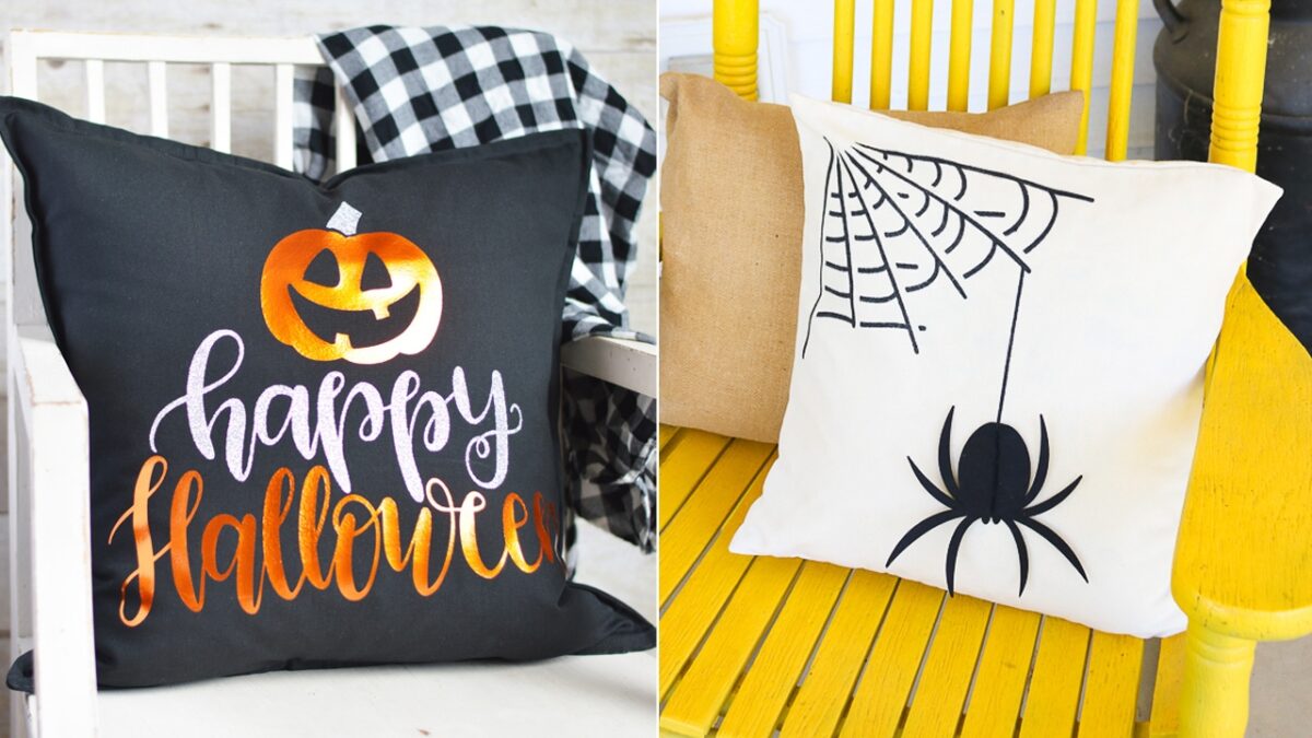 DIY Cushions and Throw Pillows for Halloween