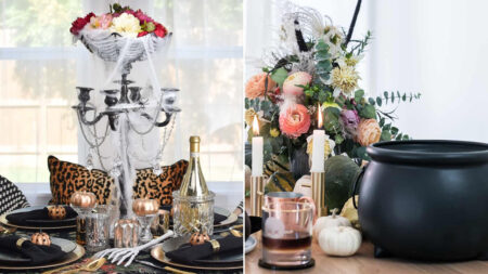 DIY Halloween Table Centerpieces