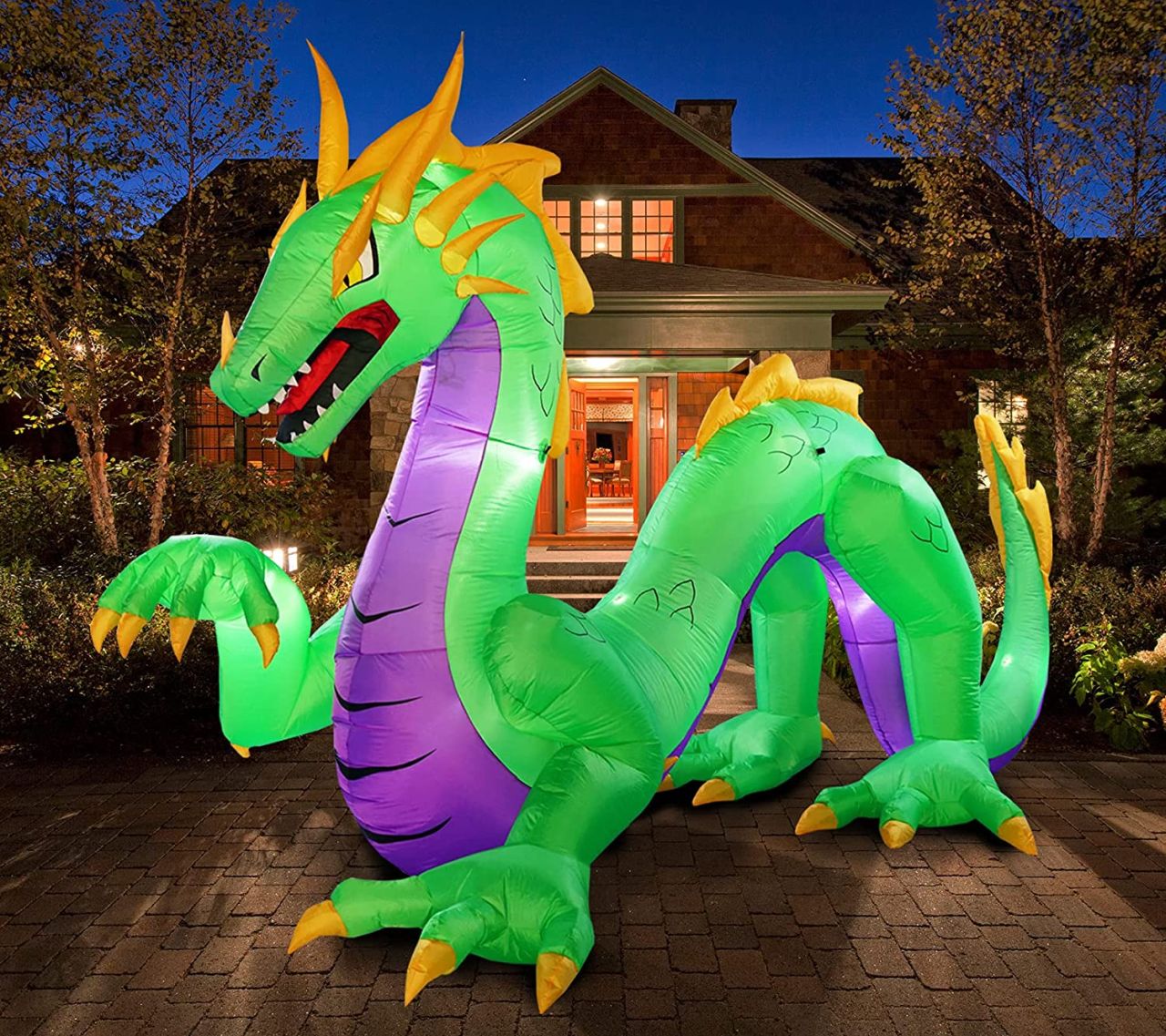 Huge Green Dragon Inflatable