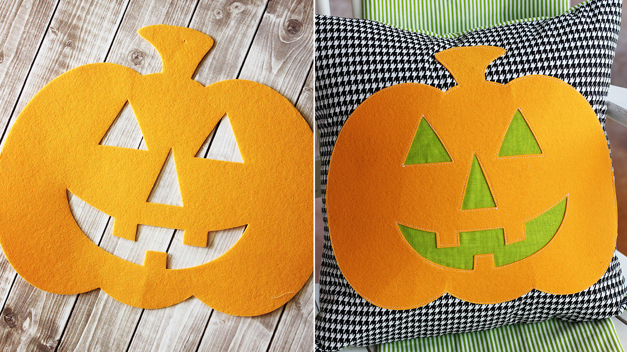 Jack-o’-Lantern Pillow 