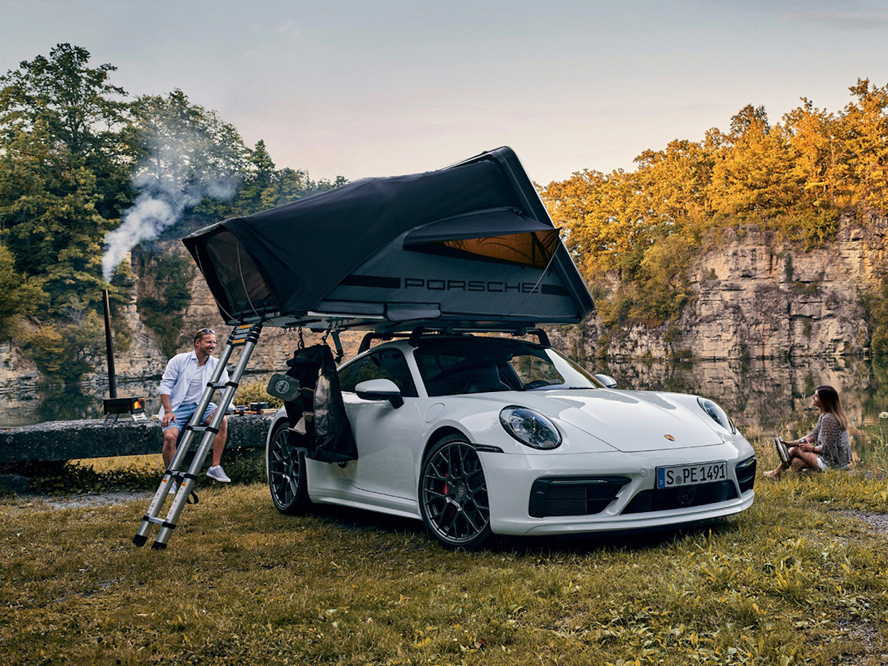 Turn Your Sports Car Into Camper With Porsche Rooftop Tent