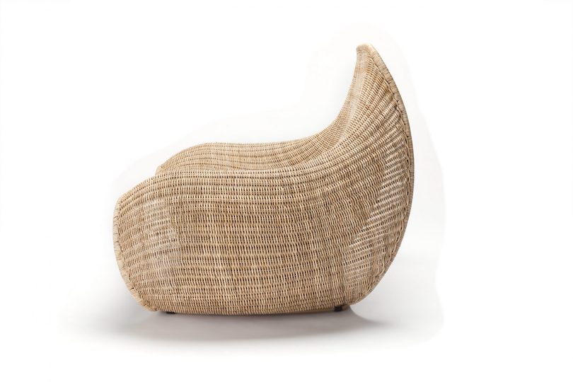 Snug Rattan Lounge Chair