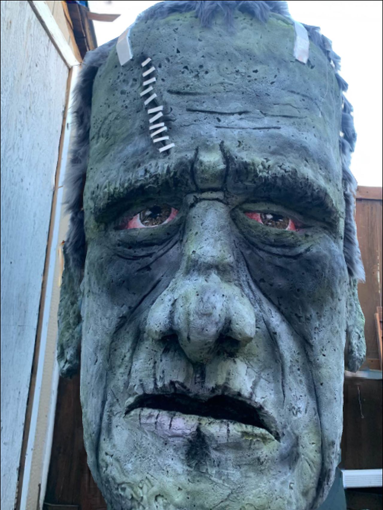 30ft Tall Frankenstein Halloween display