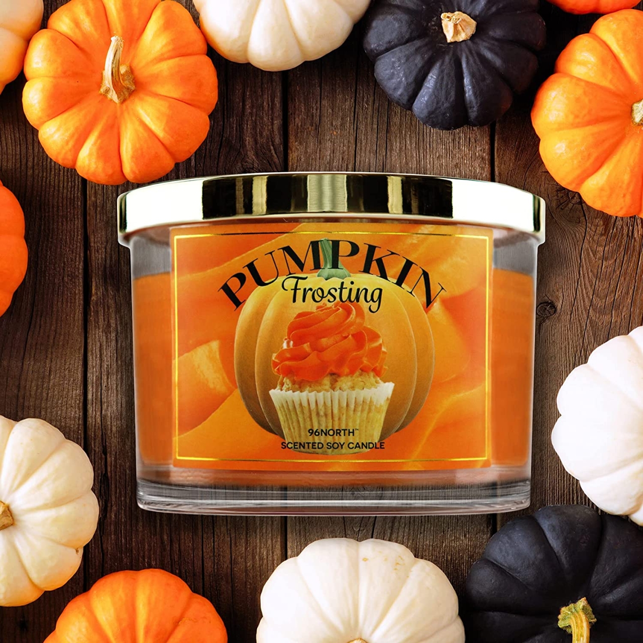 96 North Pumpkin Frosting Candle