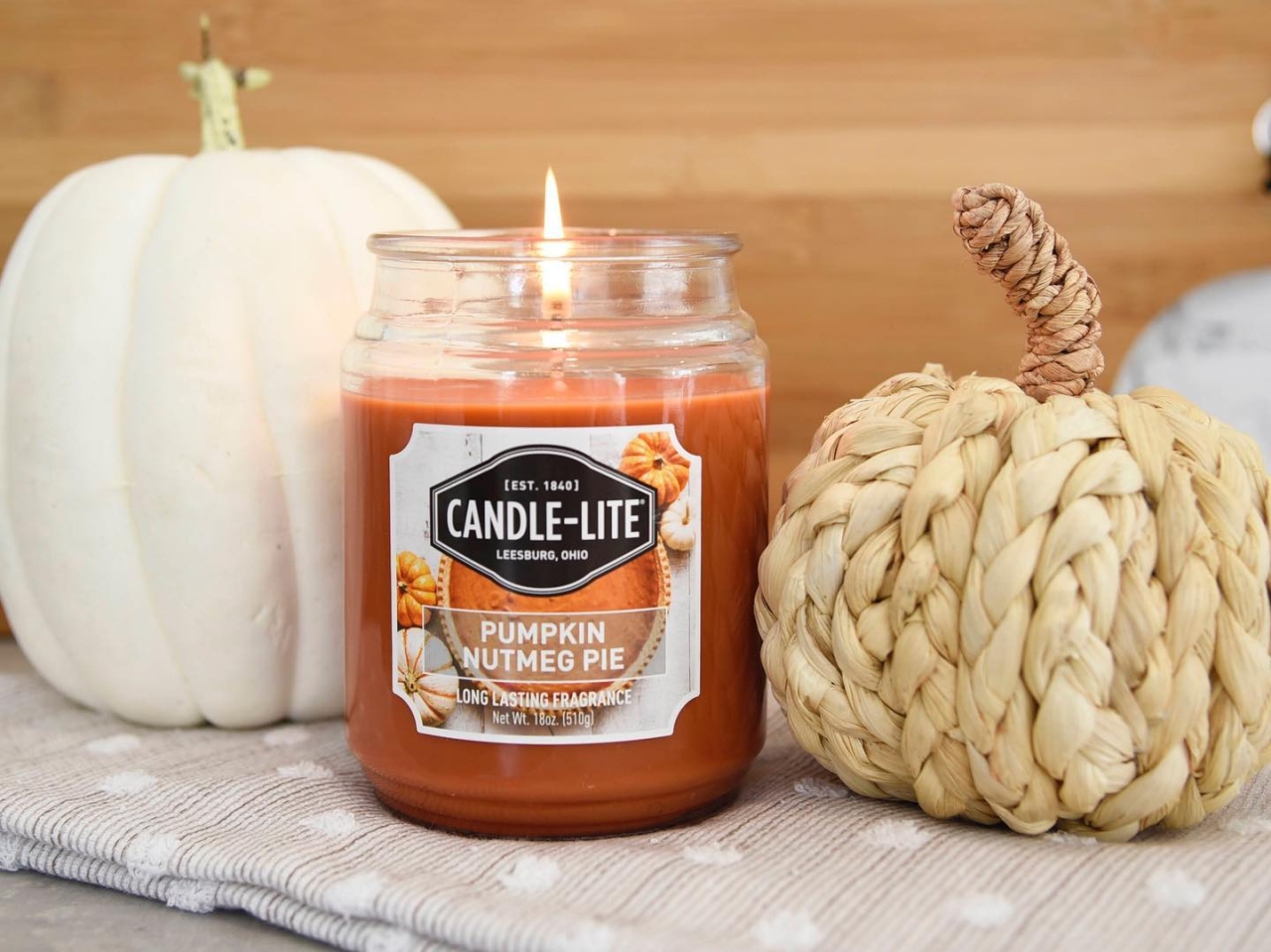 Candle-lite Pumpkin Nutmeg Pie Scented Candle