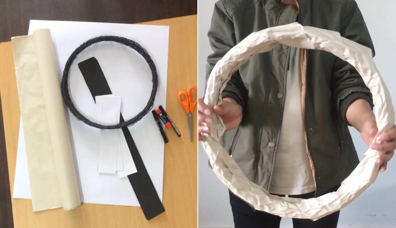 DIY Jack Skellington Wreath for Halloween