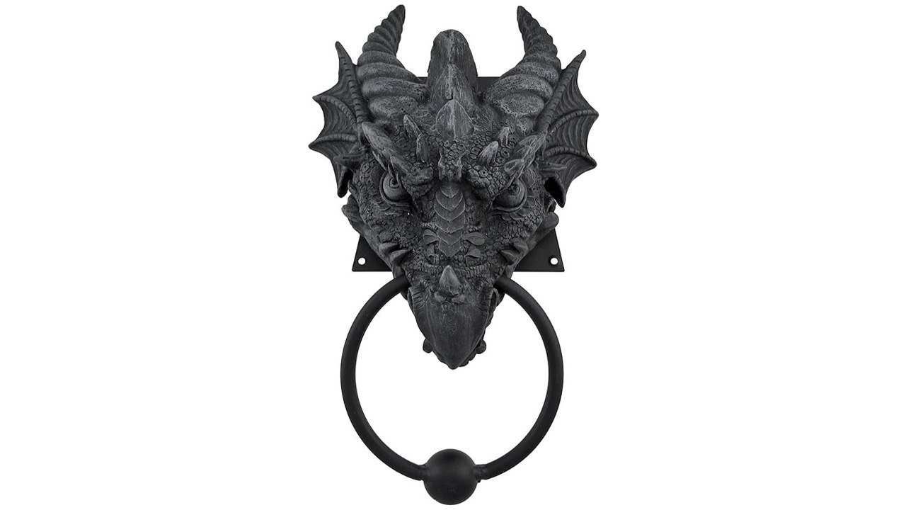 Eerie Dragon Door Knocker