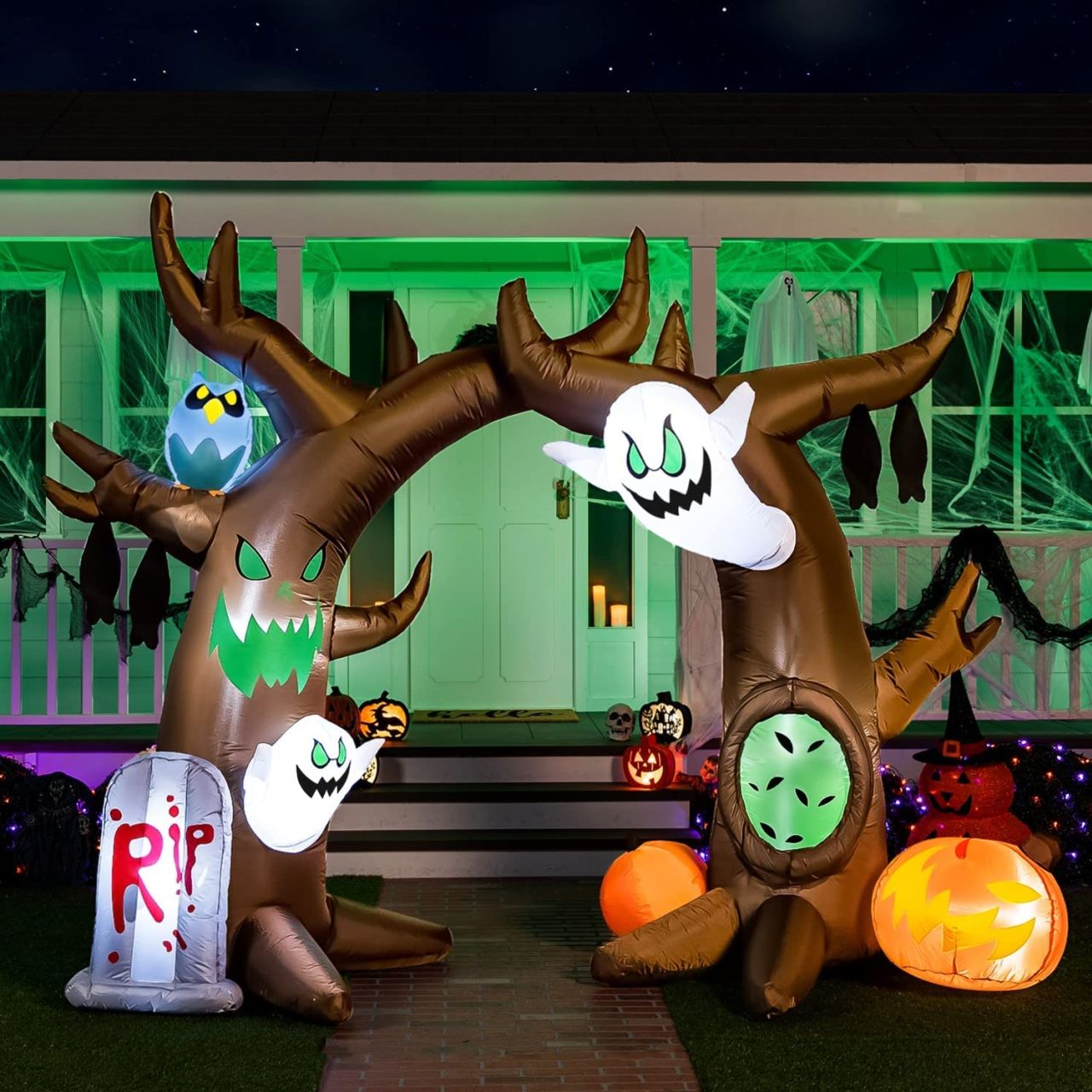 Inflatable Scary Tree Archway 